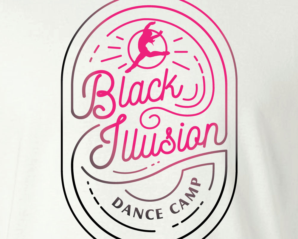 Black Illusion Dance Camp Shirt